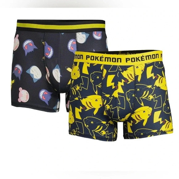 Pokemon Men's Boxer Briefs, 2-Pack - Picture 1 of 4